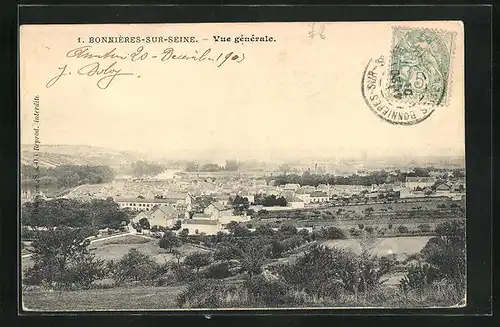 AK Bonnières-sur-Seine, Vue gènèrale