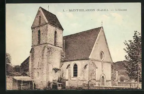 AK Saint-Hilarion, L`Eglise, Kirche