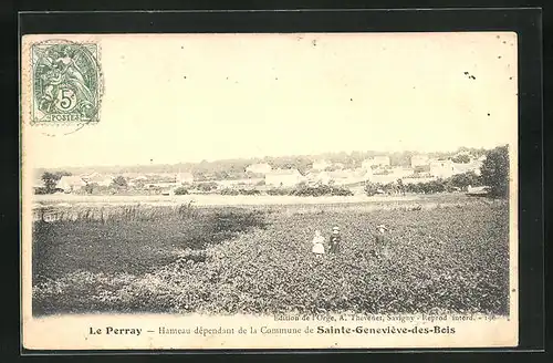 AK Le Perray, Totalansicht des Ortes