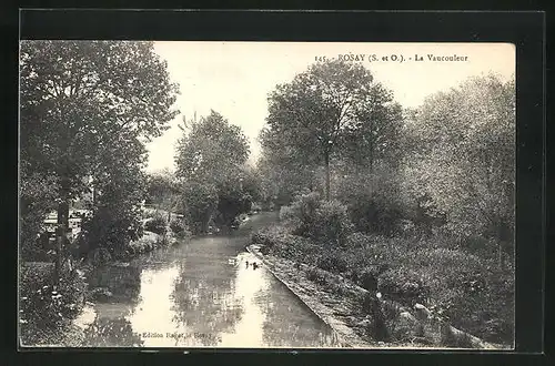 AK Rosay, La Vaucouleur, Am Fluss