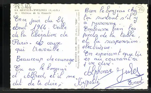 AK La Queue-les-Yvelines, Chateau de la Couarde