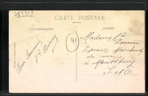 AK Saclas, Vue générale, Ortsansicht