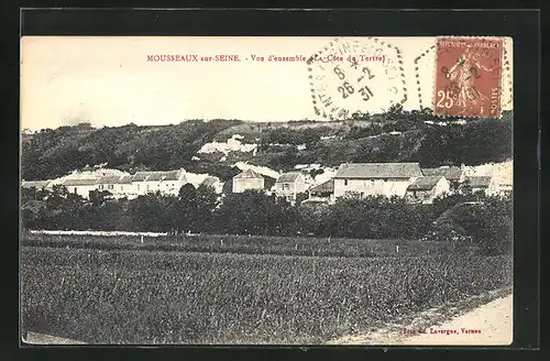 AK Mousseaux-sur-Seine, Vue d'ensemble