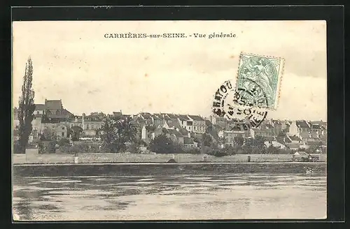 AK Carrieres-sur-Seine, Vue generale