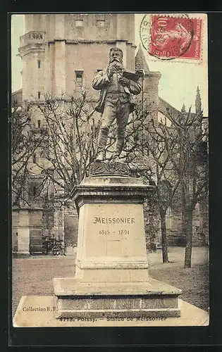 AK Poissy, Statue de Meissonier