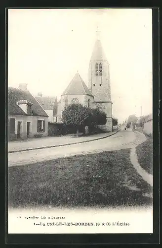 AK La Celle-les-Bordes, L`Eglise
