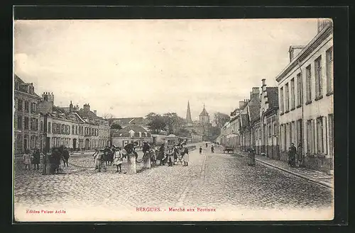 AK Bergues, Marché aux Bestiaux