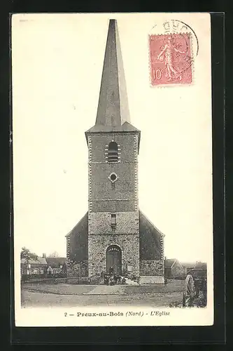 AK Preux-au-Bois, L'Eglise, Exterieure