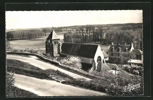 AK La Grande Paroisse, L`Eglise, Kirche im Sonnenschein