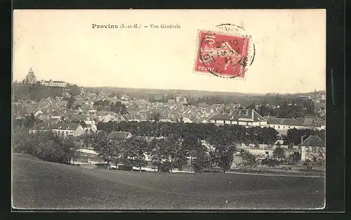 AK Provins, Vue Générale, Panoramablick auf die Ortschaft