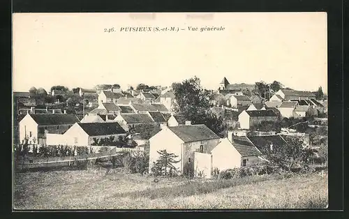 AK Puisieux, Vue générale, Blick über die Dächer der Ortschaft