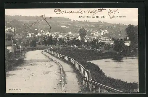 AK Nanteuil-sur-Marne, Vue sur Crouttes