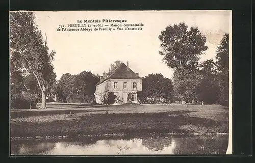 AK Preuilly, Maison couventuelle de l`Ancienne Abbaye, Vue d`ensemble