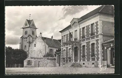 AK Pontault-Combault, L`Eglise Paroissiale et la Mairie de Pontault