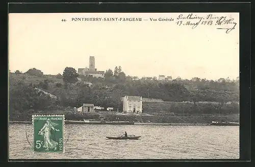 AK Ponthierry-Saint-Fargeau, Vue Générale