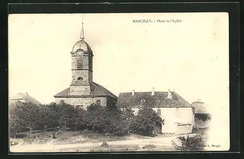 AK Marcilly, Place de l`Eglise