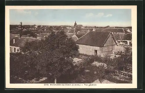 AK Bazoches-les-Bray, Vue générale