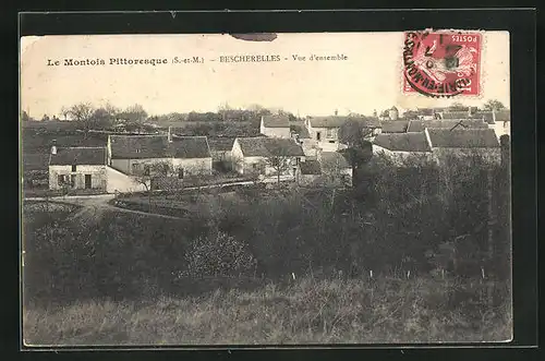 AK Le Montois Pittoresque, Bescherelles-Vue d`ensemble