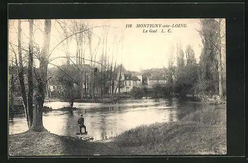 AK Montigny-sur-Loing, Le Gué