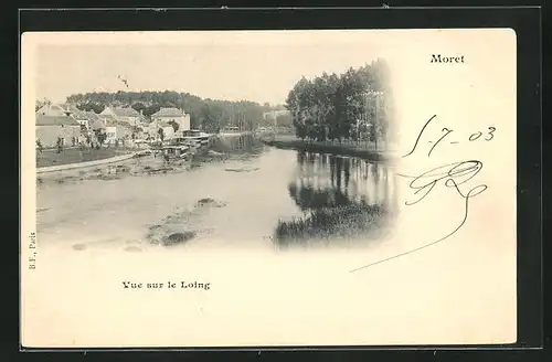 AK Moret, Vue sur le Loing