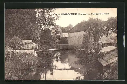 AK La Ferté-Gaucher, Le Pont des Grenouilles