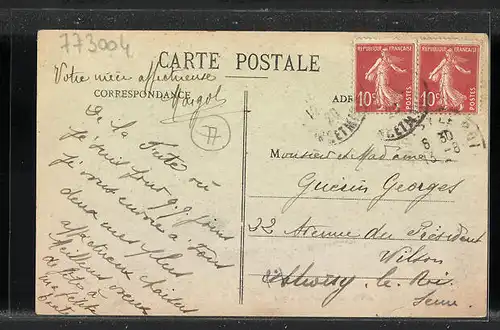 AK La Ferté-Gaucher, Le Pont des Genouilles sur le Grand Morin