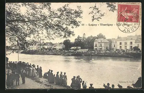 AK Lagny-Thorigny, Quai de Marne