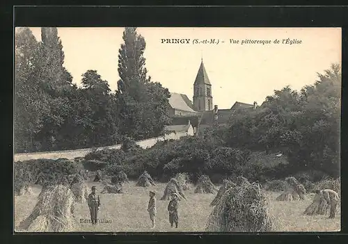 AK Pringy, Vue pittoresque de l`Église