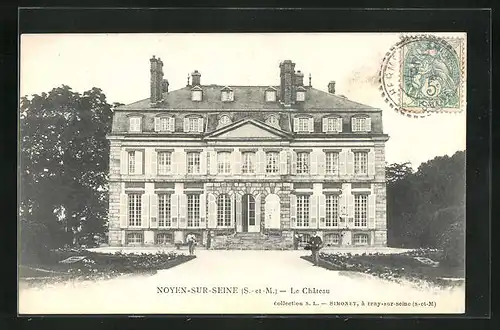 AK Noyen-sur-Seine, Le Chateau