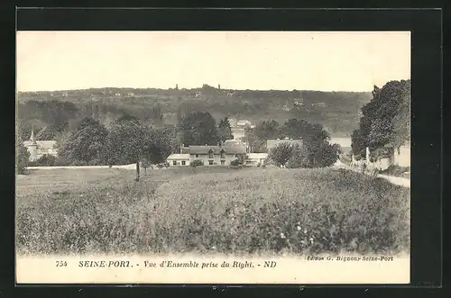 AK Seine-Port, Vue d`Ensemble prise du Right