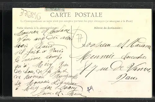 AK Saacy-sur-Marne, Vue générale