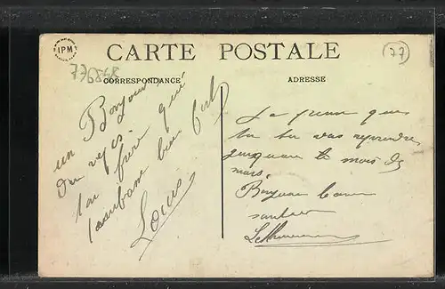 AK Saacy-sur-Marne, Rue de Laval