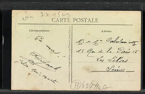 AK Changis, La Chaussee du Pont avant la Guerre en 1914