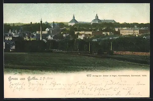 AK Gotha, Ortsansicht