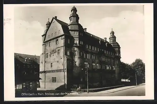 AK Offenbach /Main, Schloss von der Mainseite