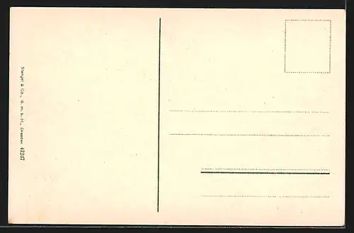 AK Sassnitz, Blick auf den Ort, Segelboot