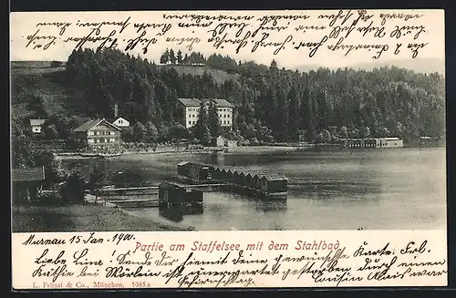 AK Murnau, Stahlbad am Staffelsee