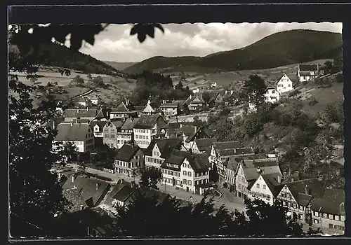 AK Schiltach im Kinzigtal /Schwarzwald, Teilansicht