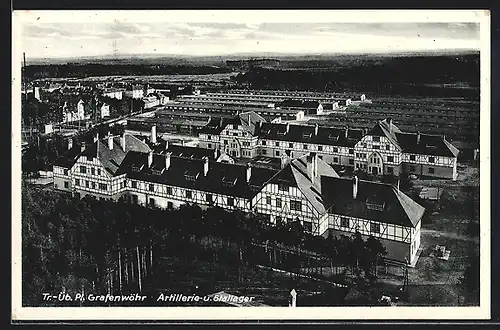 AK Grafenwöhr, der Truppenübungsplatz, das Artillerie- und Stallager
