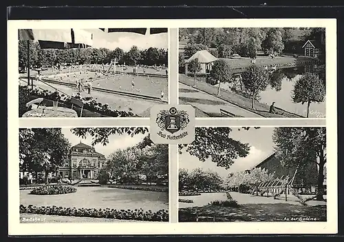 AK Bad Rothenfelde, Badehaus, Freibad, An der Saline