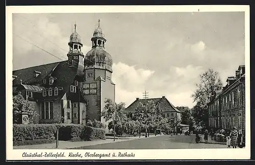 AK Zellerfeld-Clausthal, Oberbergamt und Rathaus