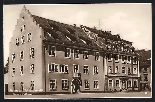 AK Villingen i. Schwarzwald, Am Neuen Rathaus