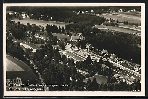 AK Villingen i. Schw., Kurpark mit Kneipp-Bad