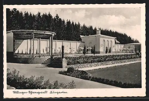 AK Villingen, Partie im Kurgarten