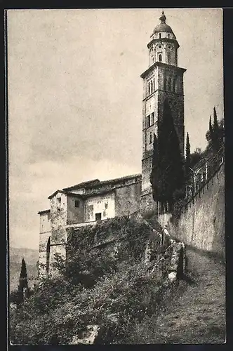 AK Morcote, Blick auf die Kirche