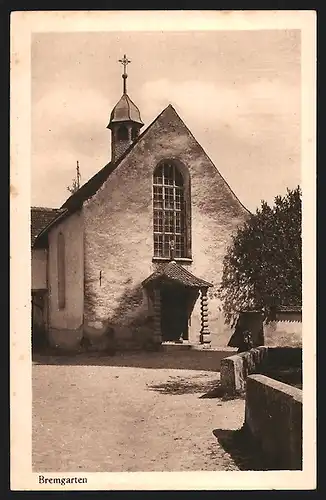 AK Bremgarten im Aargau, Blick auf die Kirche