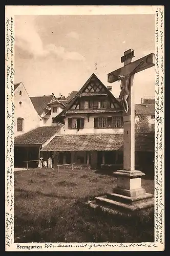 AK Bremgarten im Aargau, Blick auf das Jesukreuz