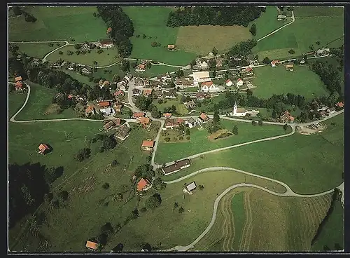 AK Krinau im Toggenburg, Ortsansicht, Fliegeraufnahme