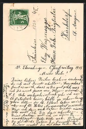 AK Ehrendingen, Blick auf die Kirche