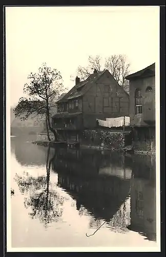 AK Erfurt, Am Junkersand mit der kleinen Synagoge